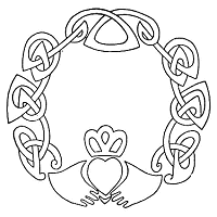 Claddagh - keltisches Symbol für Liebe, Freundschaft, Loyalität