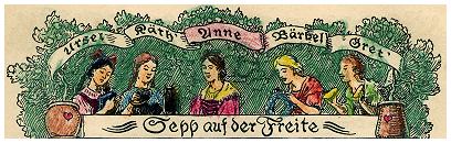 Sepp auf der Freite - Zeichnung zum Märchen von Richard Leander