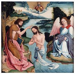 Taufe Jesu - Flügelaltar Braunau - 1523