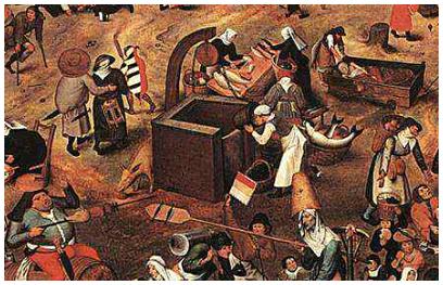 Der Streit des Karneval mit dem Fasten - Pieter Brueghel