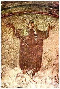 Catacomba di Priscilla - Orante - Gebetshaltung