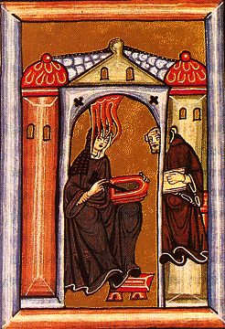Der Heilige Geist kommt über die Seherin - Hildegard von Bingen