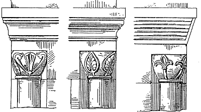 Klosterkirche Lippoldsberg - Säulen im Seitenschiff